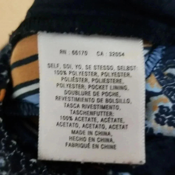 {Anthropologie} Elevenses Aralia Printed Blue Jogger Pant Size 0 - Picture 15 of 16